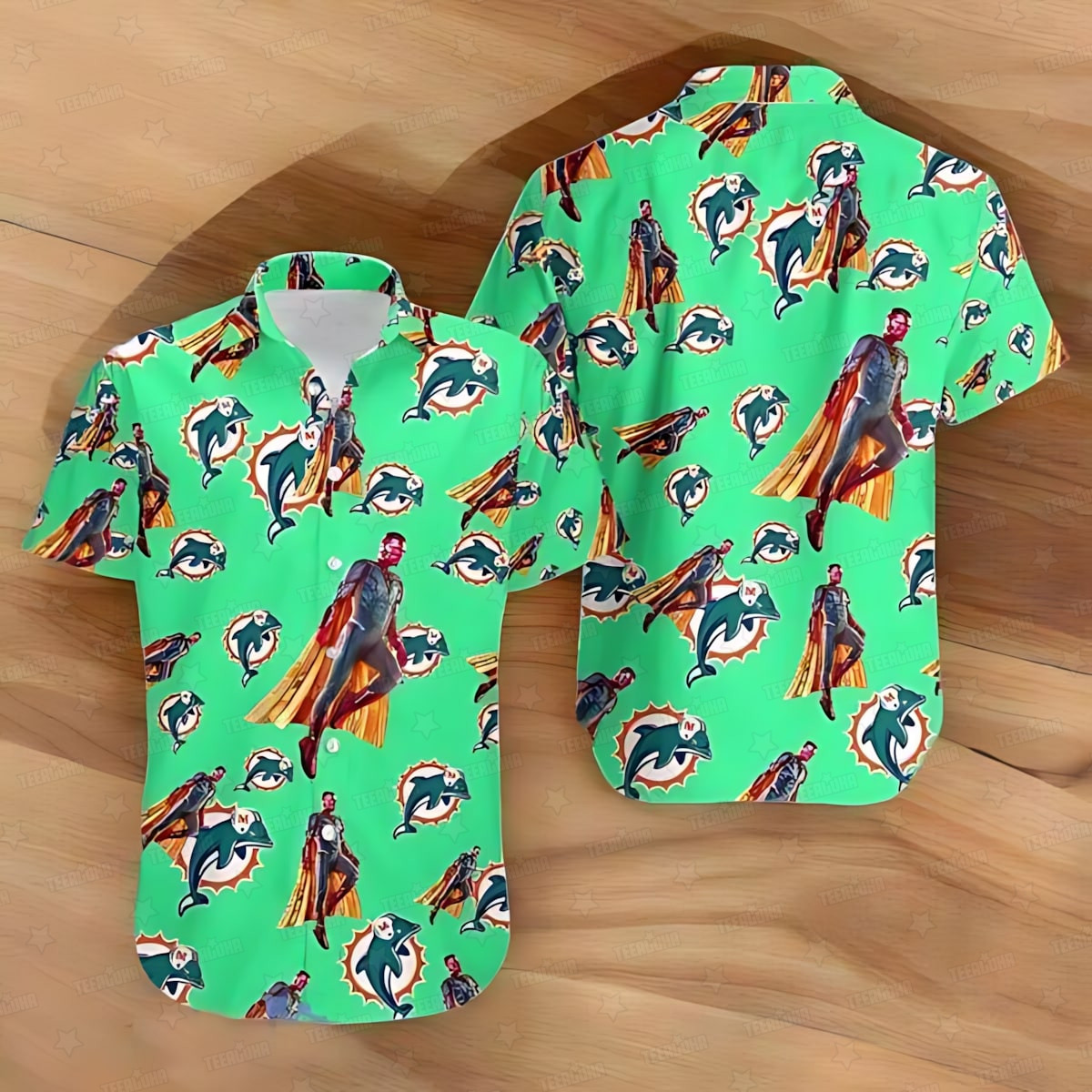 miami dolphins heroic style hawaiian shirt yob6o