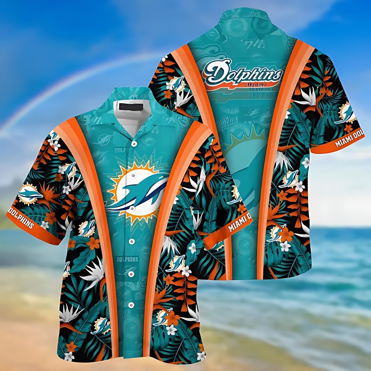 miami dolphins island vibe hawaiian shirt l6hsw