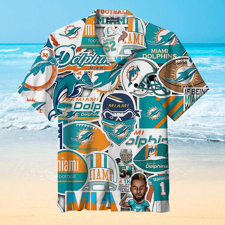 miami dolphins oceanic spirit hawaiian shirt pnazc