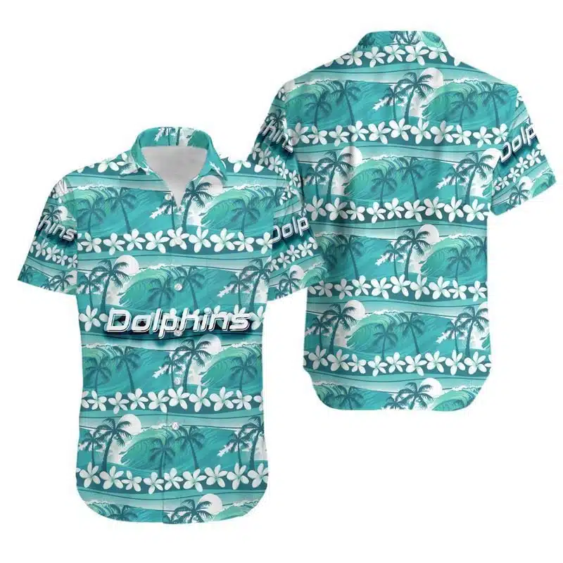 miami dolphins palm wave hawaiian shirt r9ds8