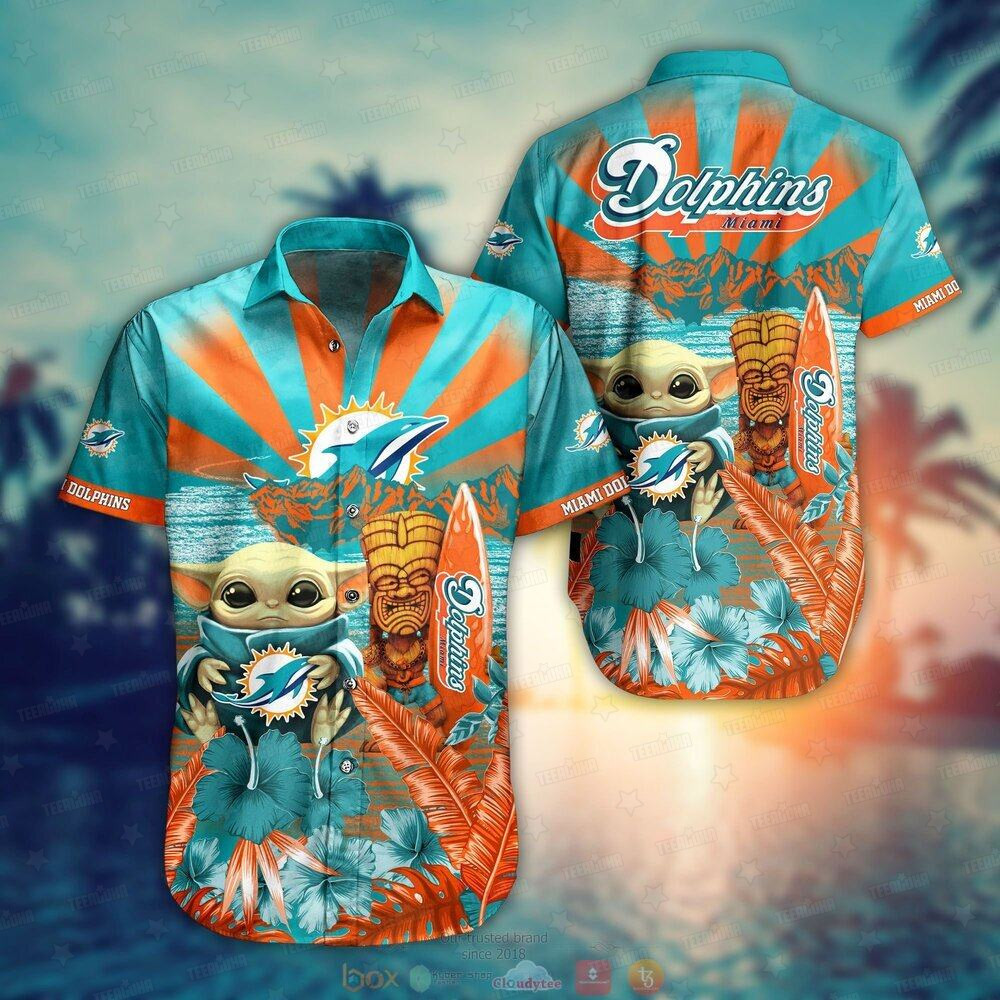 miami dolphins tiki spirit hawaiian shirt 1temg