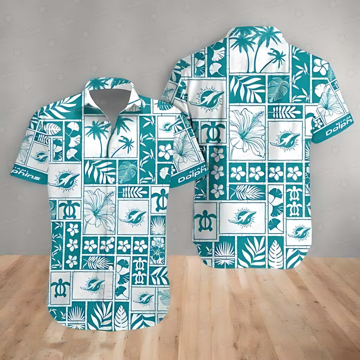 miami dolphins tropical surf hawaiian shirt l7r2u