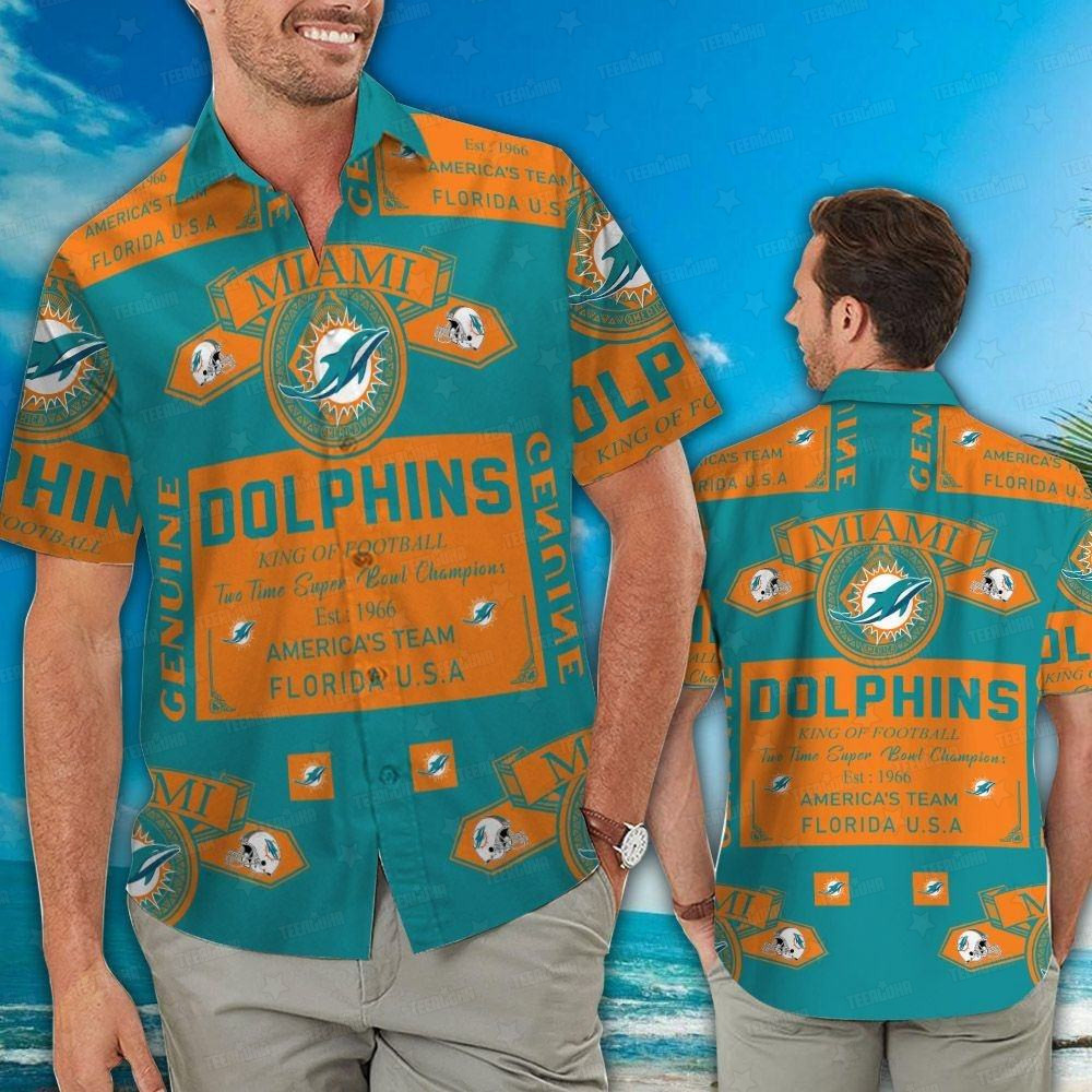 miami dolphins vintage champion hawaiian shirt v83ev