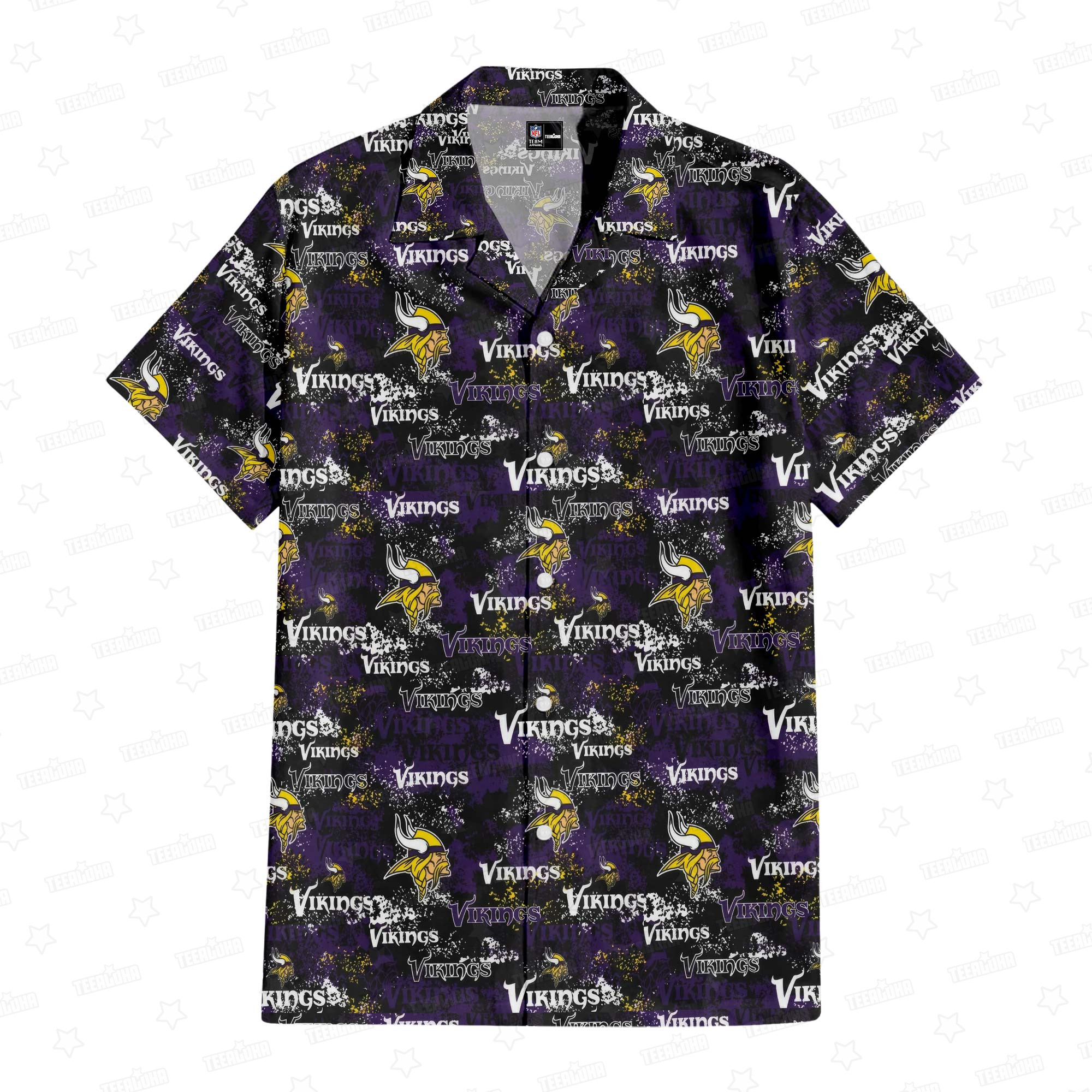 minnesota vikings norse legend hawaiian shirt zr38a