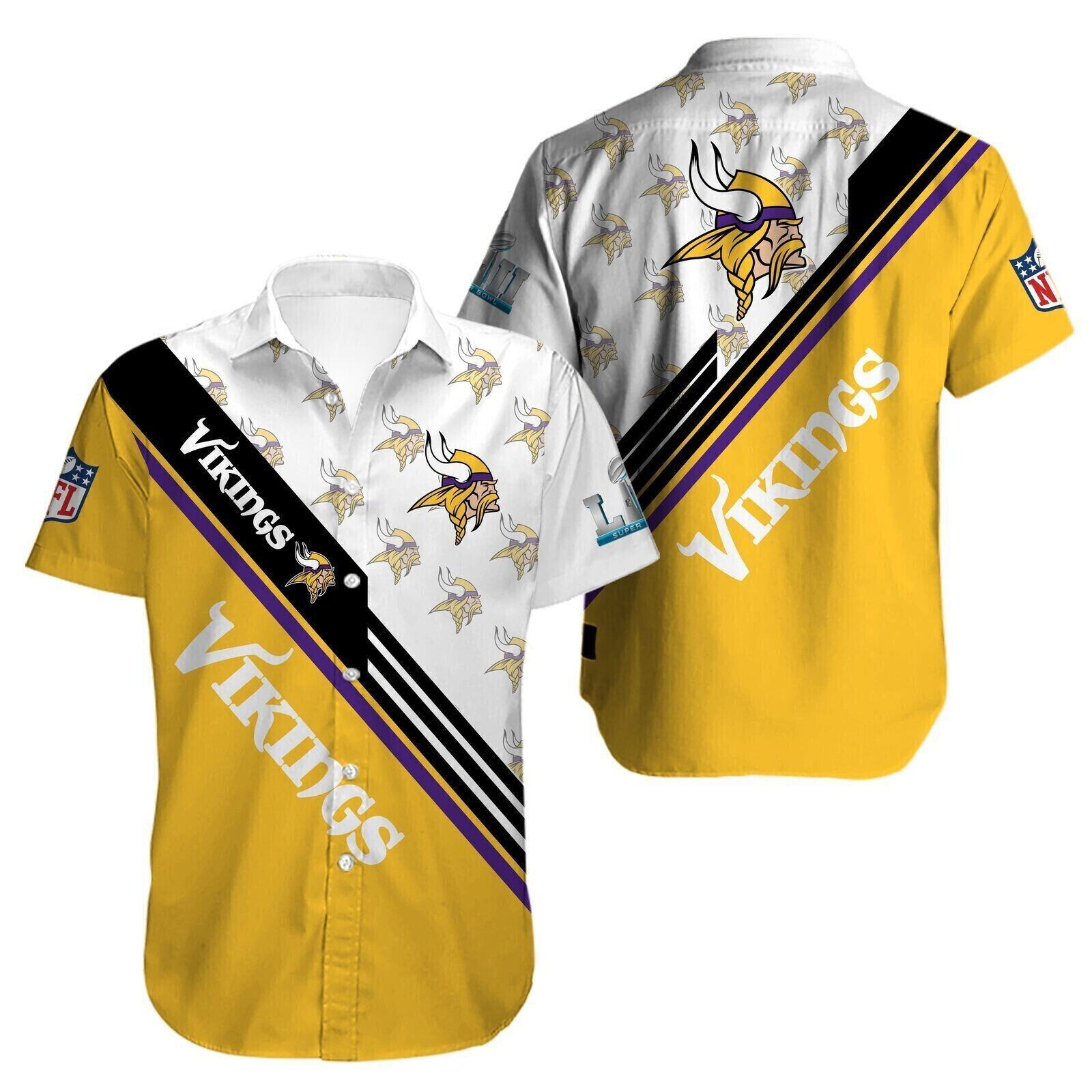 minnesota vikings thunder strike hawaiian shirt ono4k