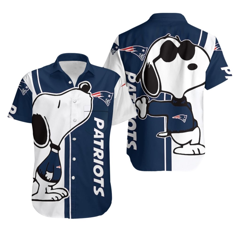 new england patriots snoopy lover hawaiian shirt kynu2