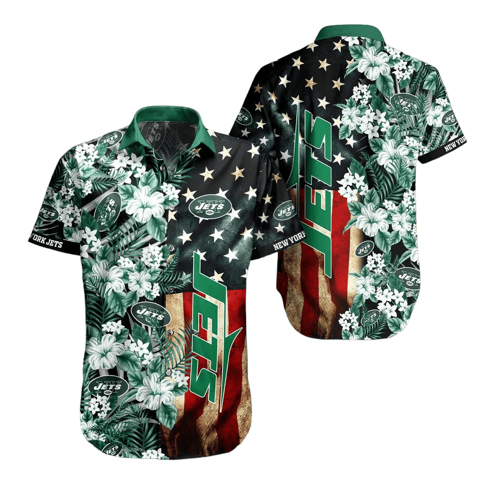 new york jets patriotic floral hawaiian shirt hwd7v