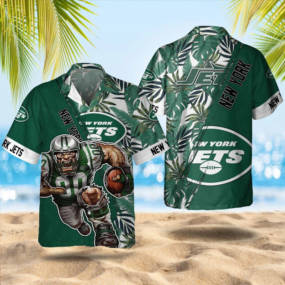 new york jets tropical gridiron hawaiian shirt 13isp