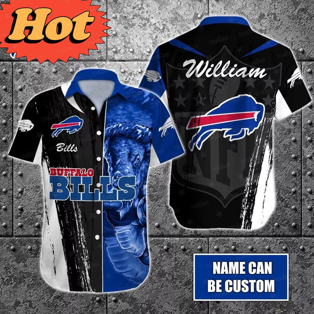 personalized buffalo bills warrior spirit hawaiian shirt slhwn