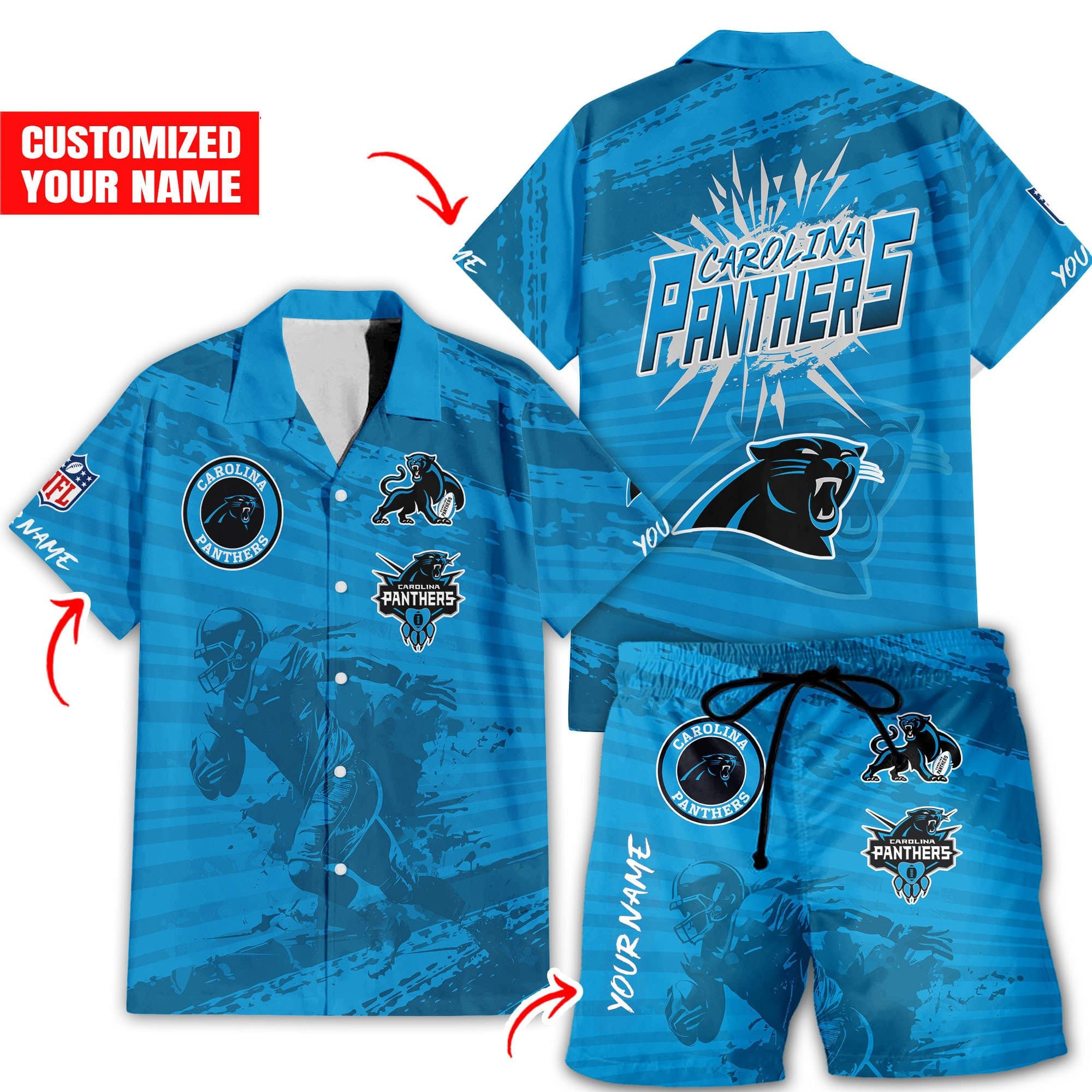 personalized carolina panthers island storm aloha shirt jkflh