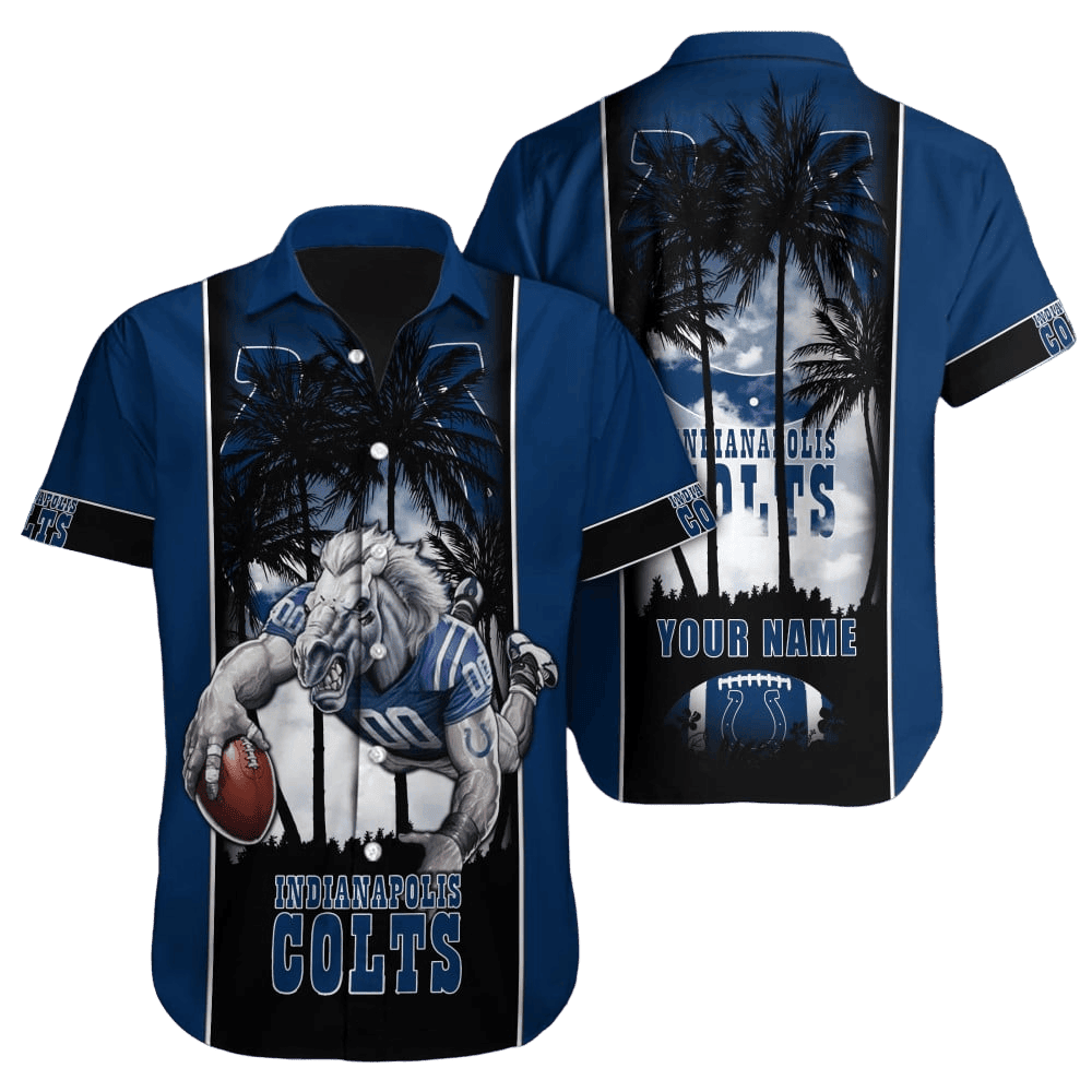 personalized indianapolis colts island blitz hawaiian shirt