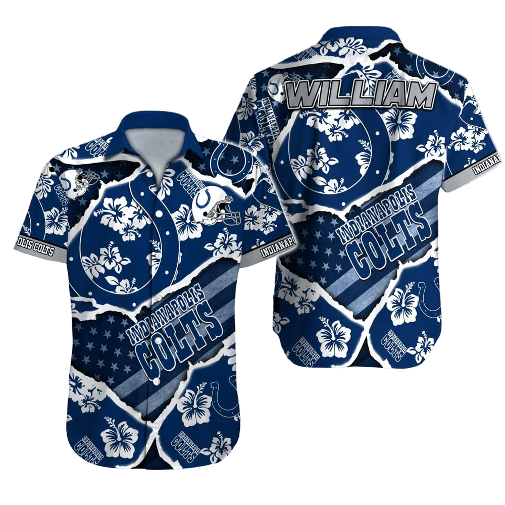 personalized indianapolis colts island endzone hawaiian shirt yygwr