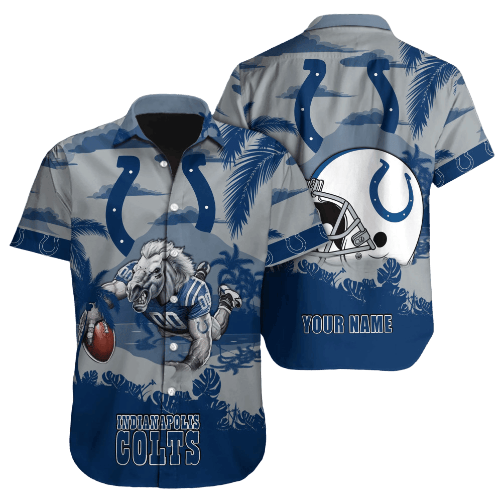 personalized indianapolis colts sunset blitz hawaiian shirt 4ap16