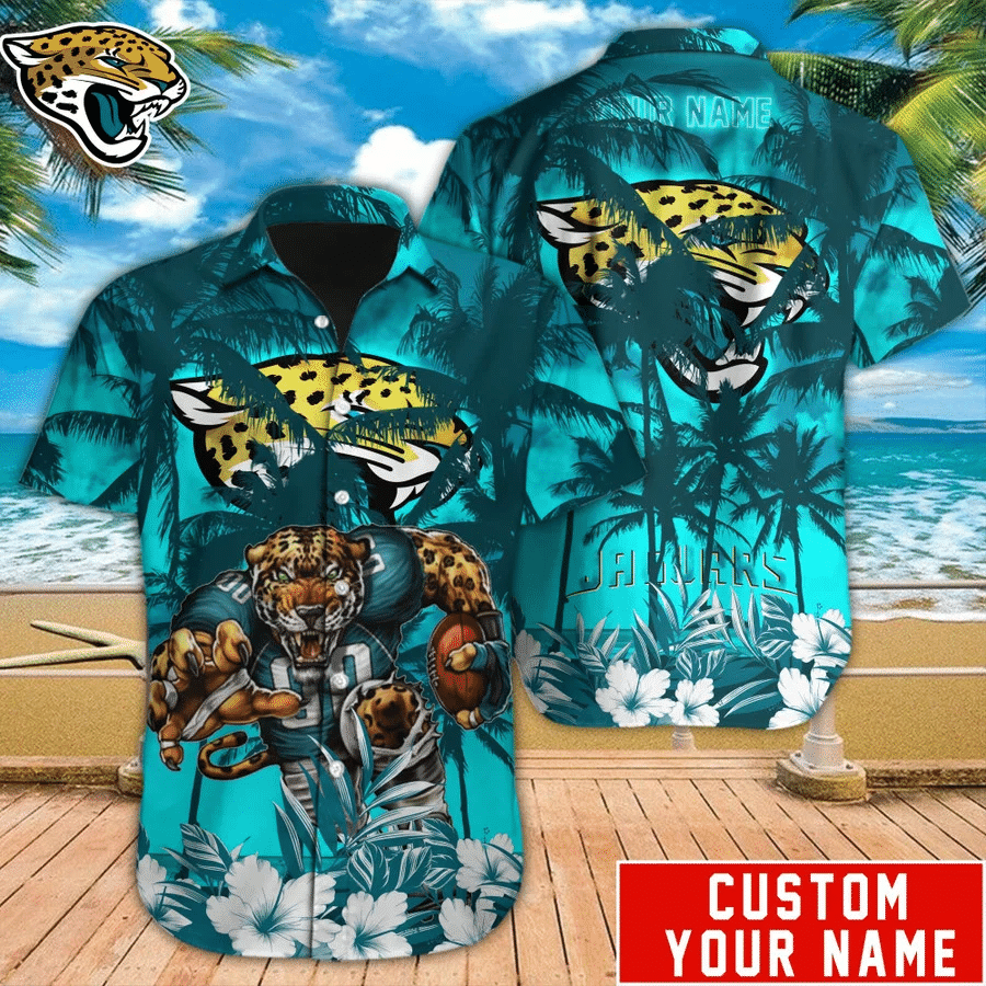 personalized jacksonville jaguars fierce tropics hawaiian shirt yhufg