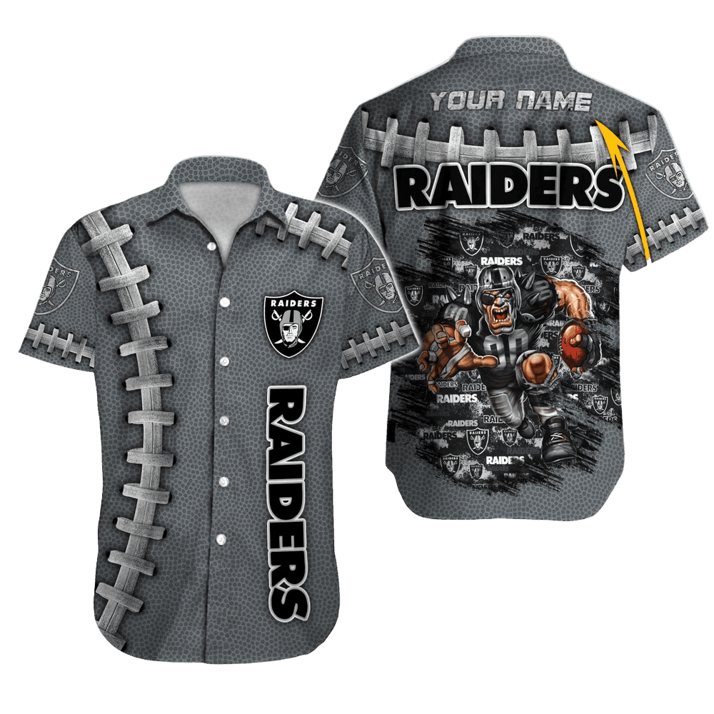 personalized las vegas raiders iron gridiron hawaiian shirt indd3