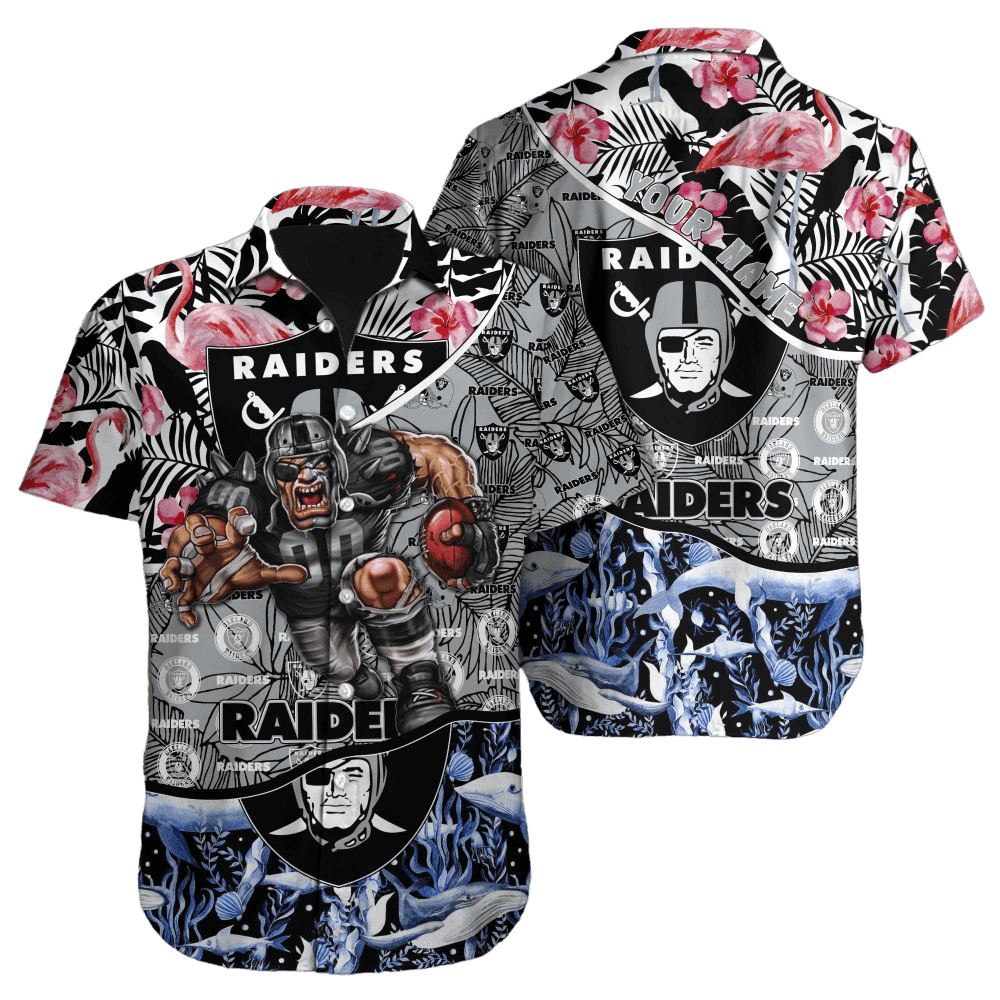 personalized las vegas raiders oceanic jungle hawaiian shirt 04gbq