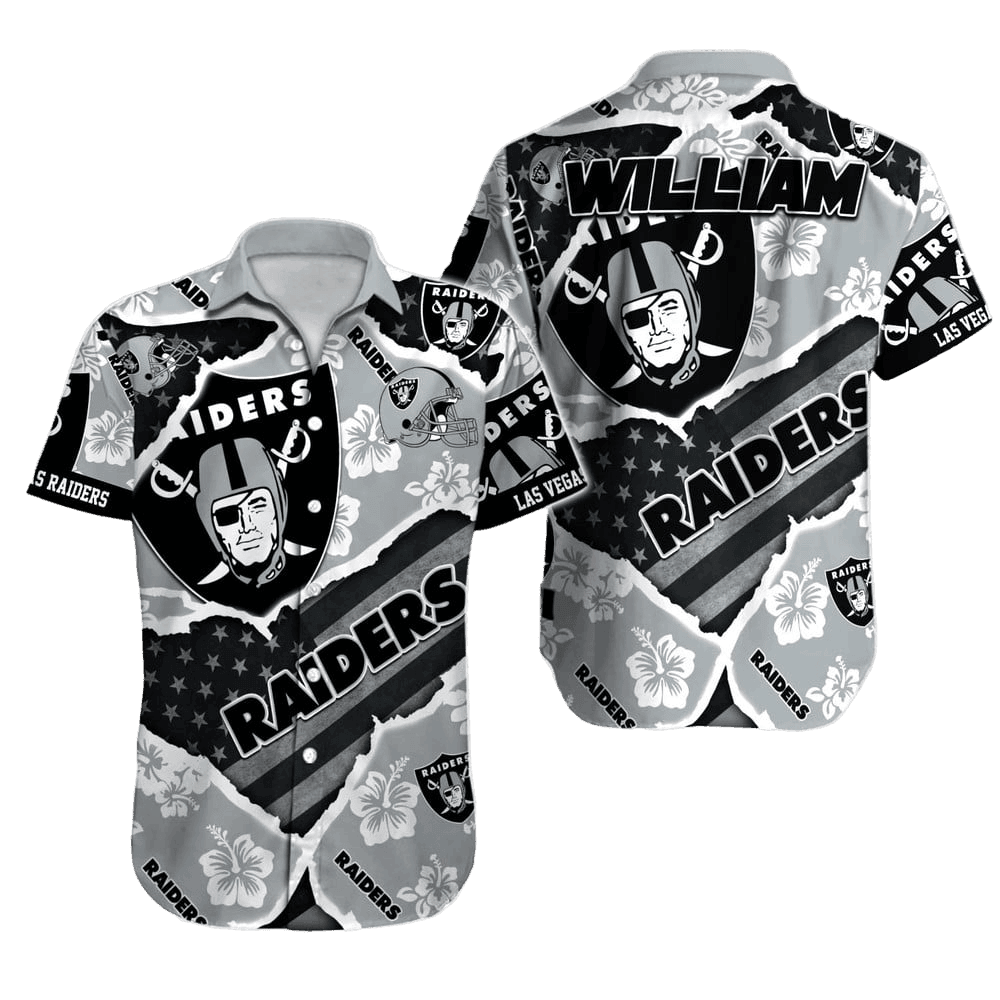 personalized las vegas raiders patriotic tropic hawaiian shirt e5agw