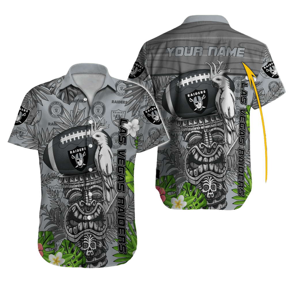 personalized las vegas raiders tiki paradise hawaiian shirt ogc9b