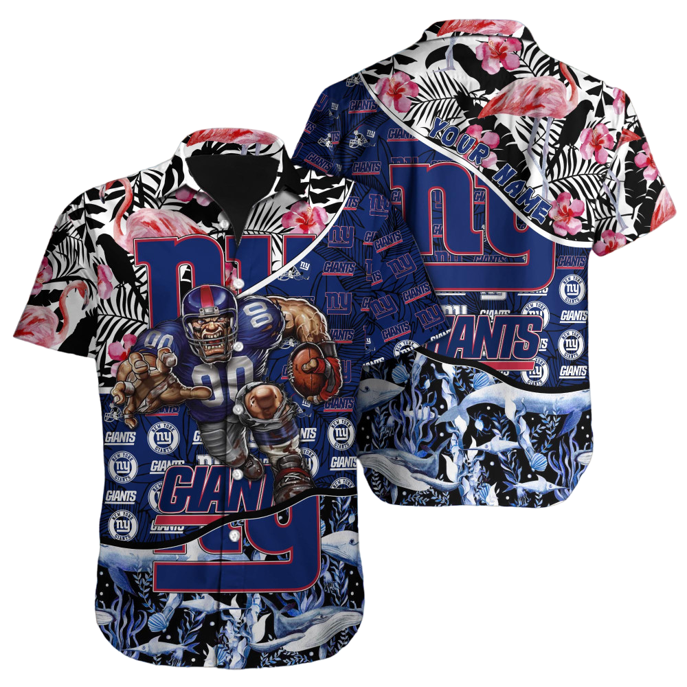 personalized new york giants fierce player hawaiian shirt whrn9