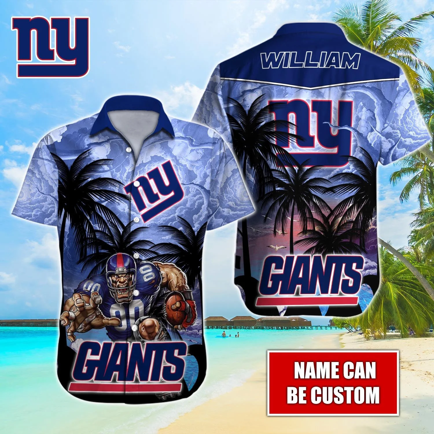 personalized new york giants storm tackle hawaiian shirt 4vp8l