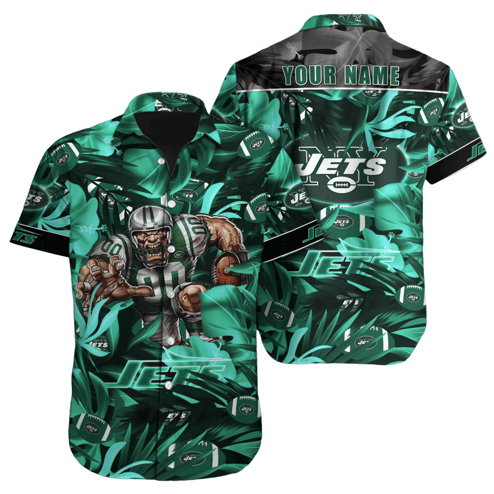 personalized new york jets jungle fury hawaiian shirt g59co