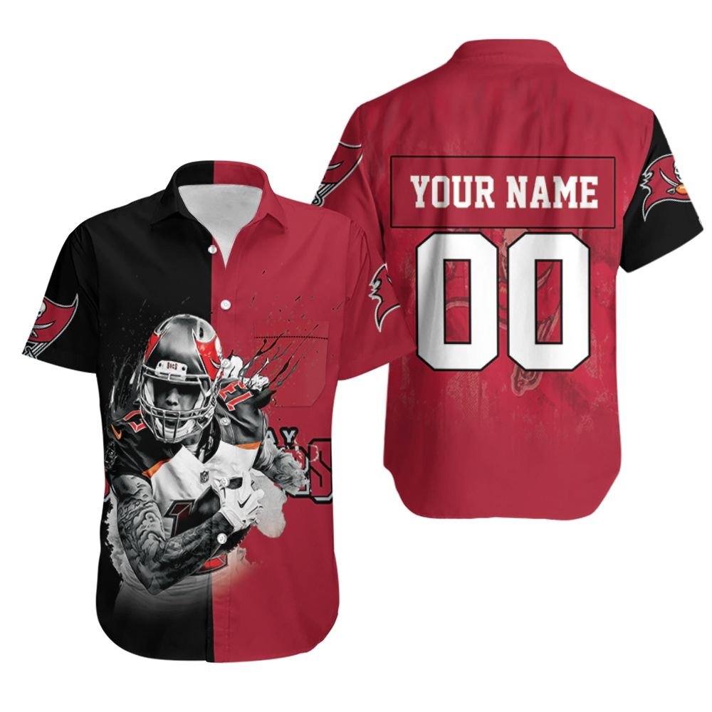 personalized tampa bay buccaneers yangguang mike evans hawaiian shirt sgj98