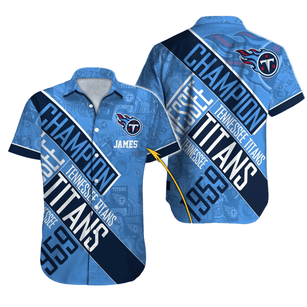 personalized tennessee titans champion legacy hawaiian shirt lo52k