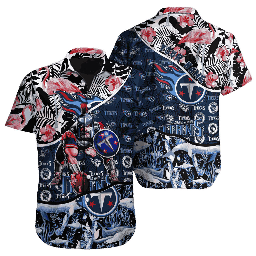 personalized tennessee titans ocean bloom hawaiian shirt t86q6