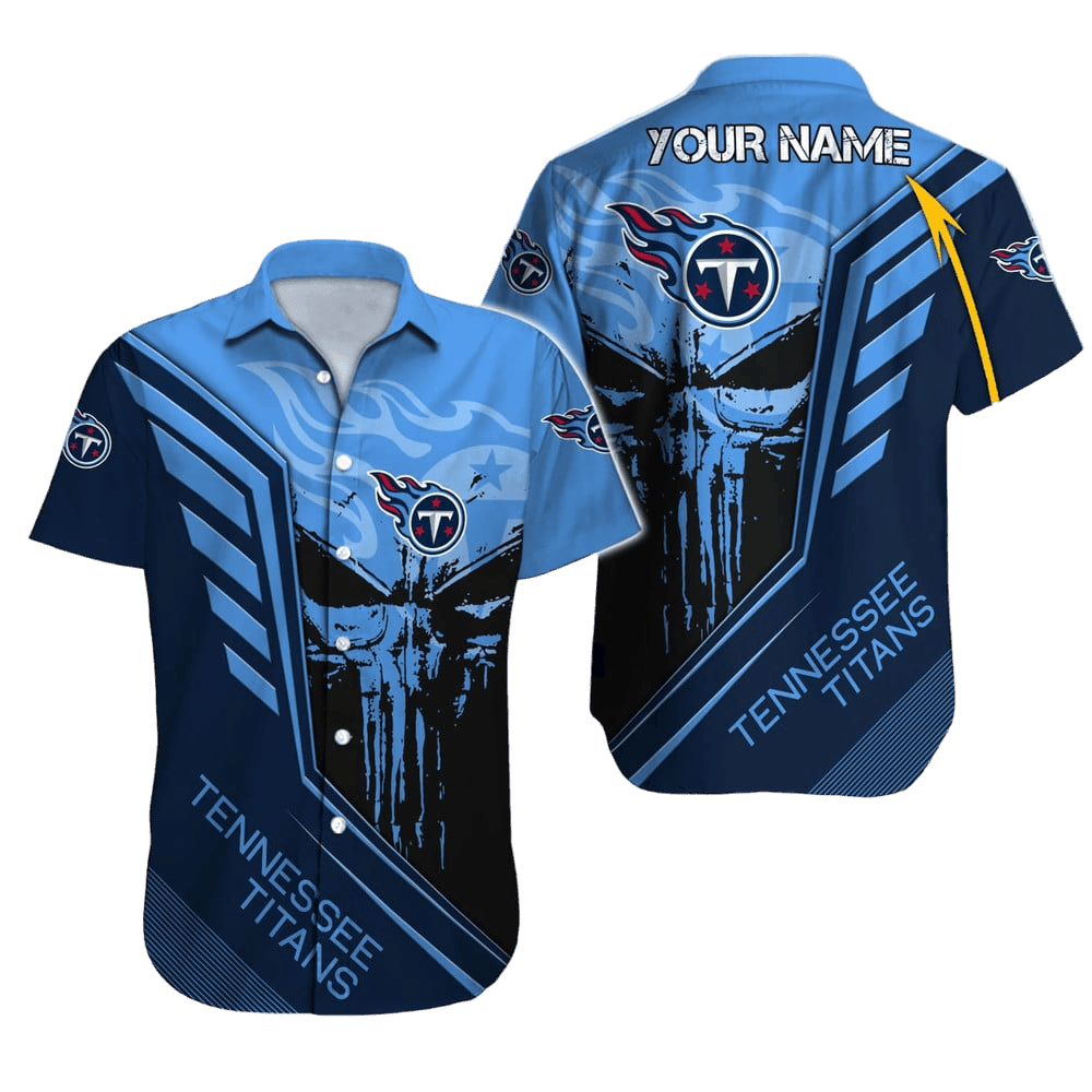 personalized tennessee titans tactical strike hawaiian shirt qnthl