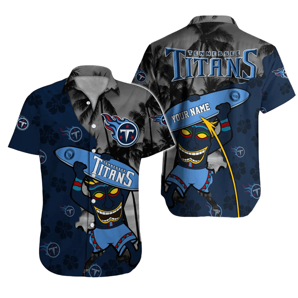 personalized tennessee titans tiki spirit hawaiian shirt b1rnz