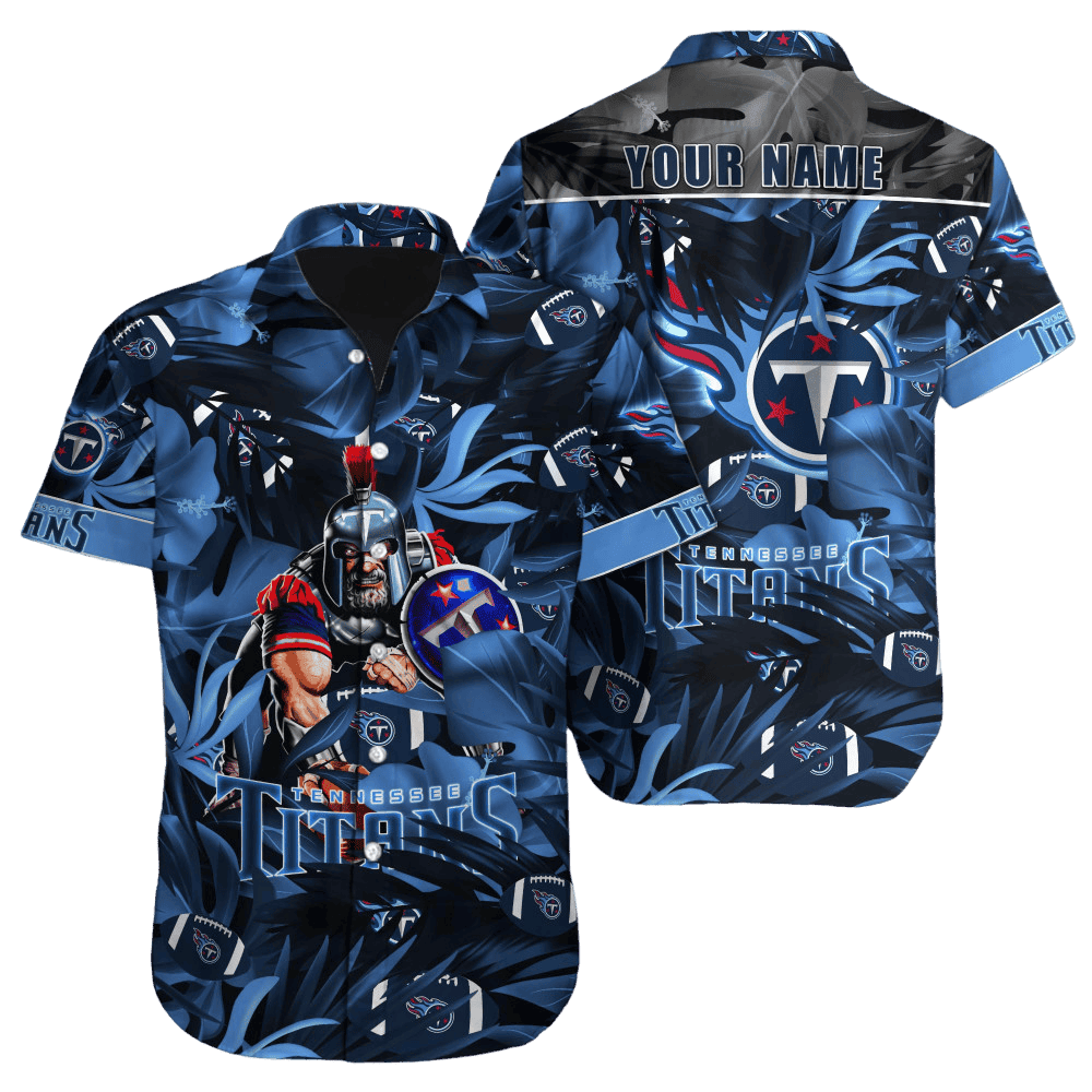 personalized tennessee titans warrior leaves hawaiian shirt 7cg30