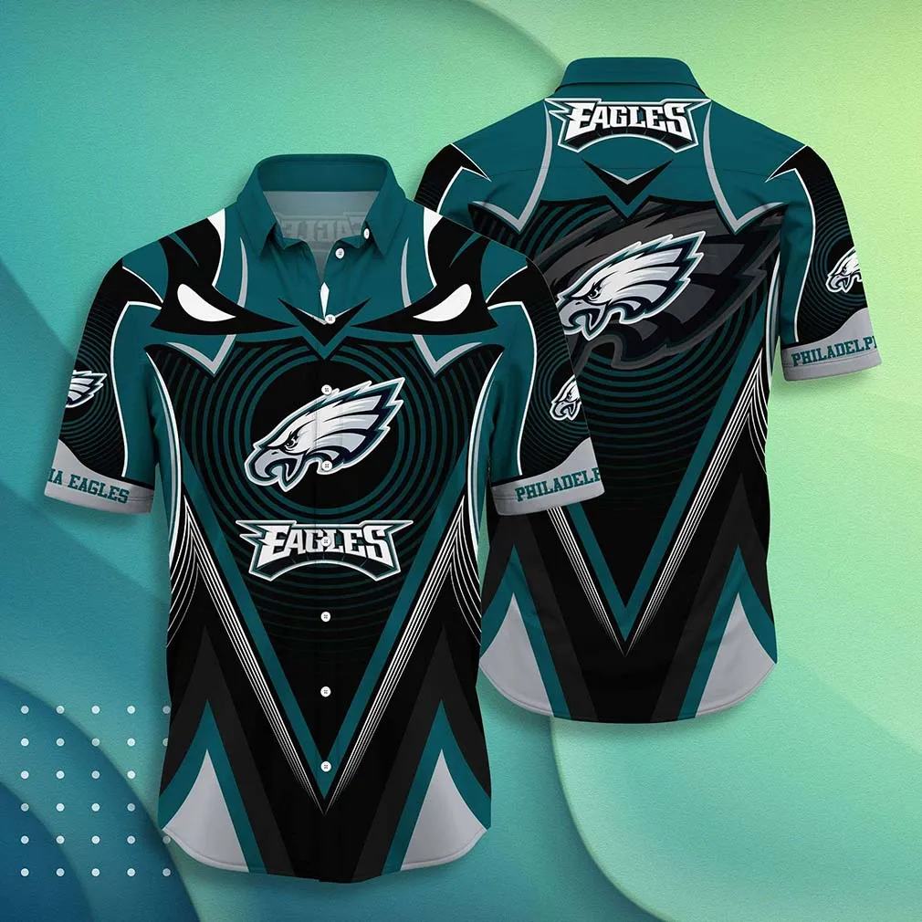 philadelphia eagles vortex power hawaiian shirt 6bjnz