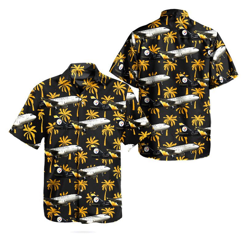 pittsburgh steelers jetsetter tropical hawaiian shirt