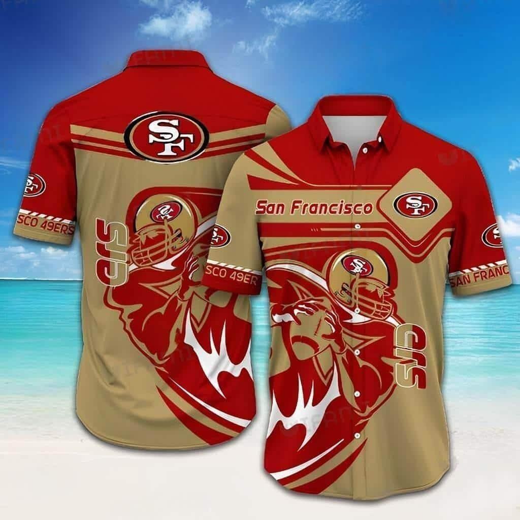 san francisco 49ers gridiron pride hawaiian shirt cisik