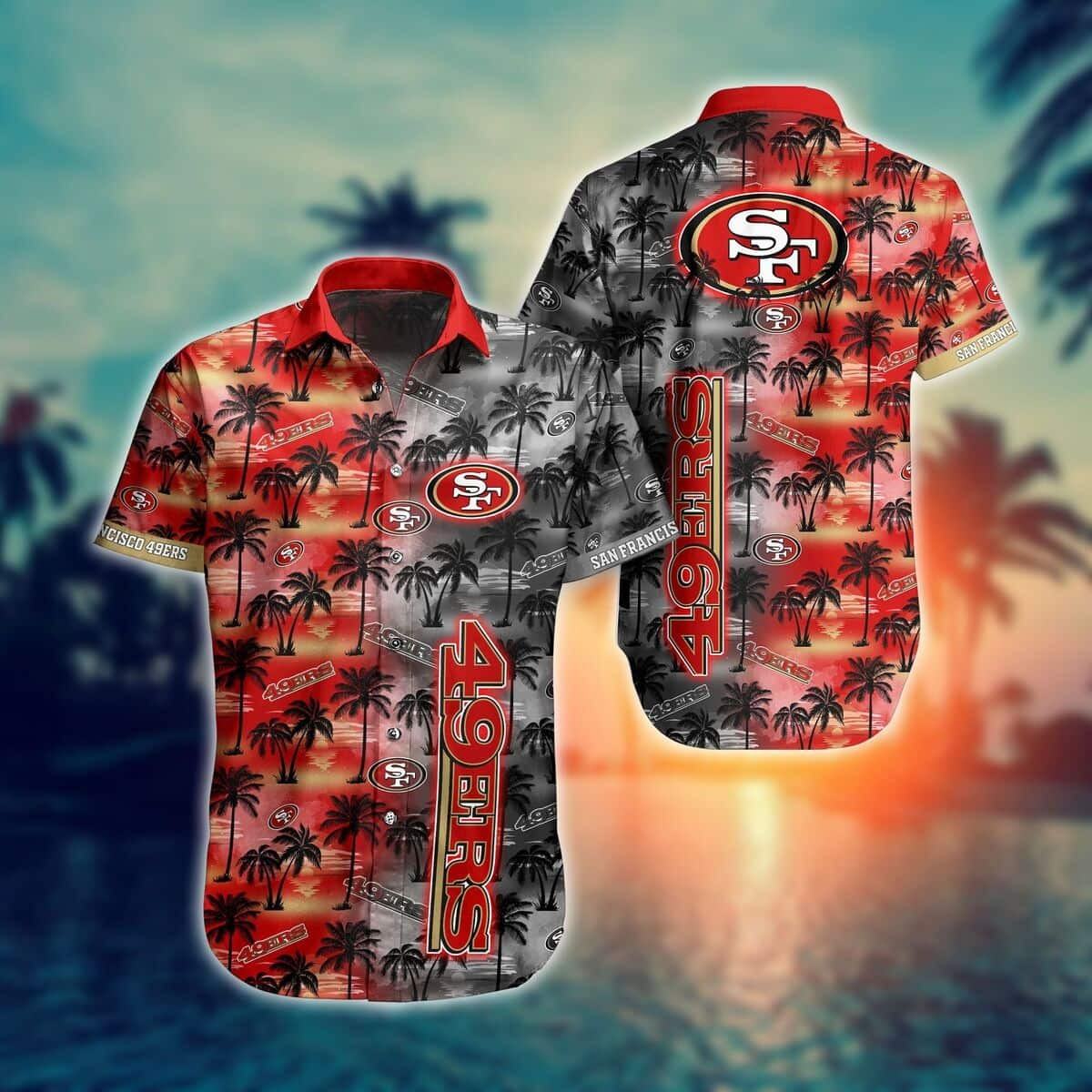 san francisco 49ers ocean breeze hawaiian shirt bff5y