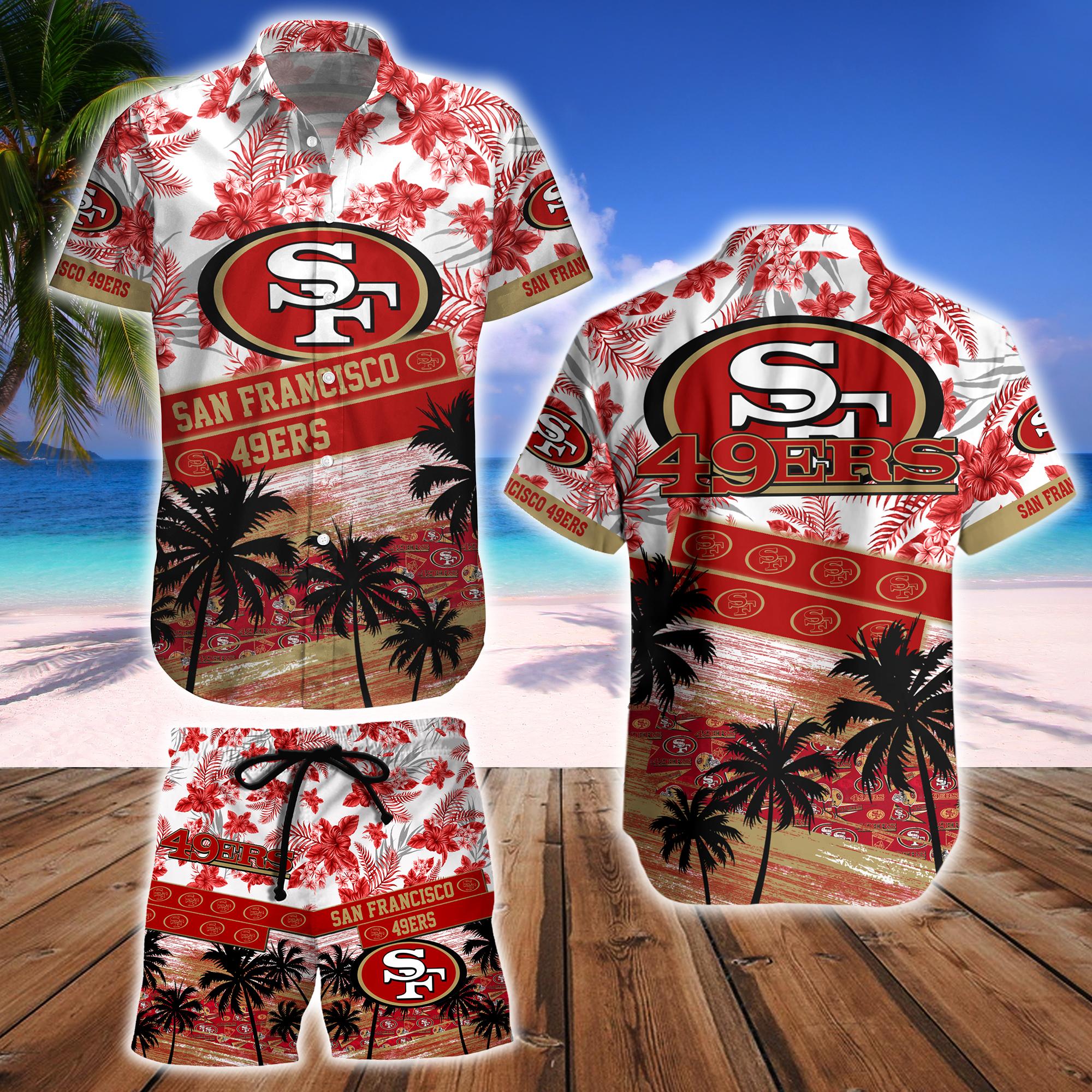 san francisco 49ers tropical vibes hawaiian shirt 07l7n