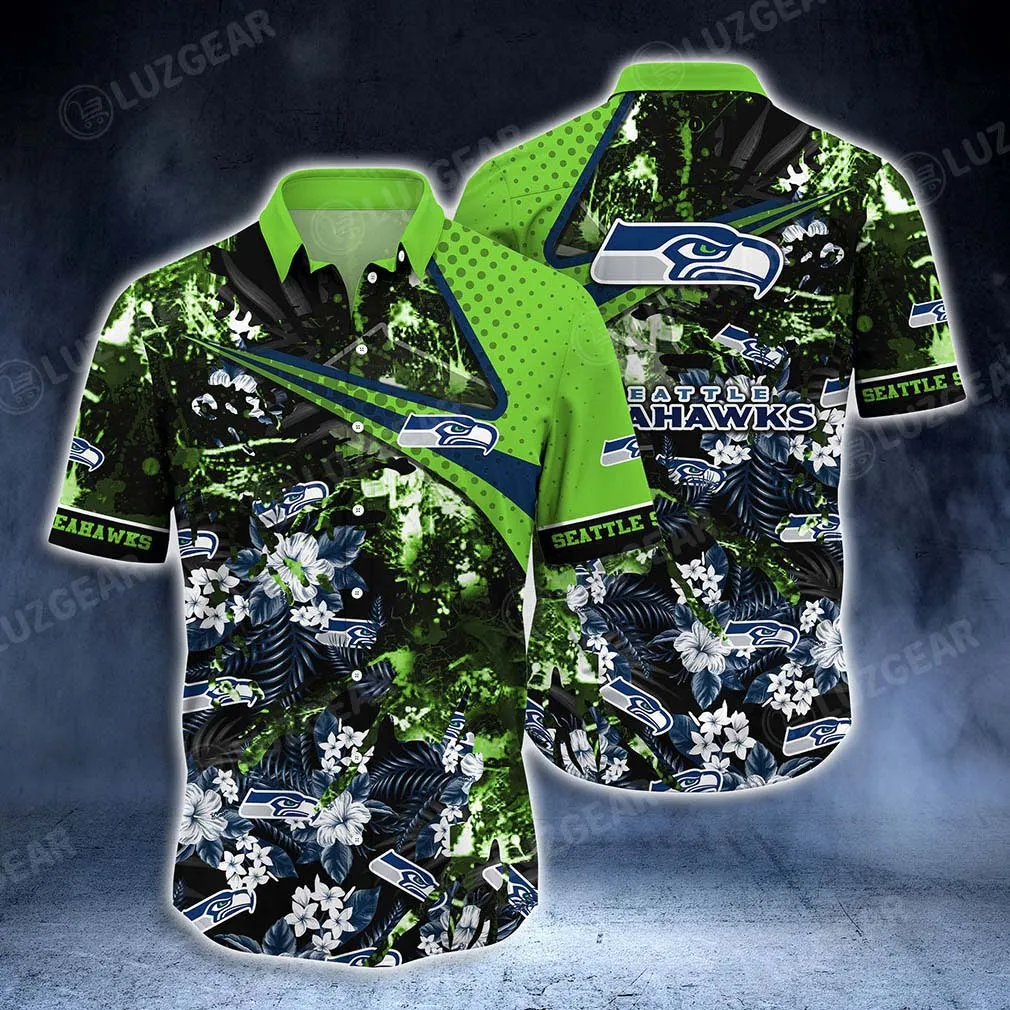 seattle seahawks jungle impact hawaiian shirt 77u5t