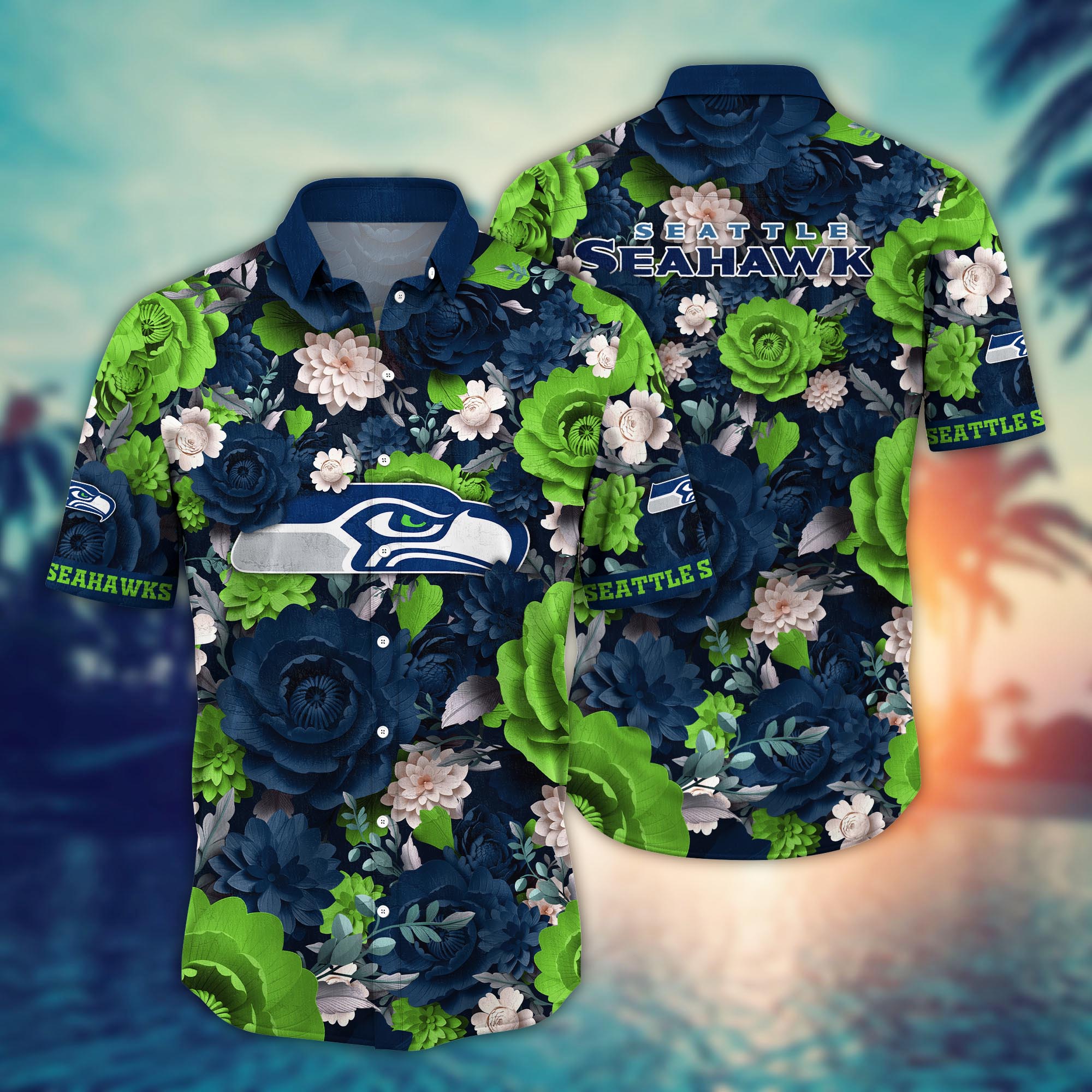 seattle seahawks lush garden hawaiian shirt 2v2n8