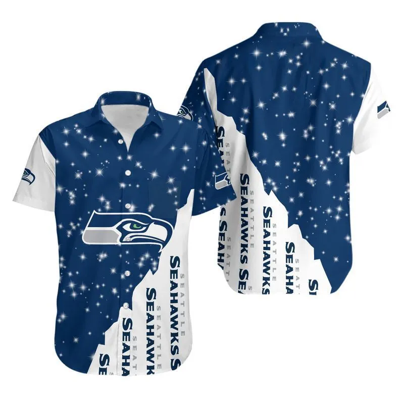 seattle seahawks starry night hawaiian shirt vhs3e