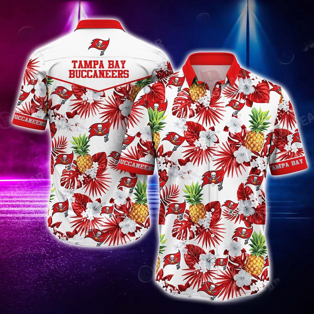 tampa bay buccaneers tropical patterns graphic hawaiian shirt 59rp3