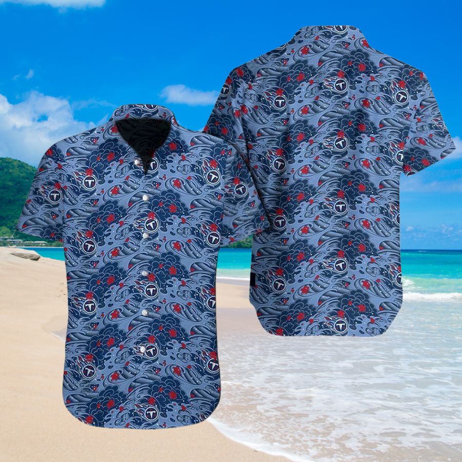 tennessee titans ocean wave hawaiian shirt dvasp