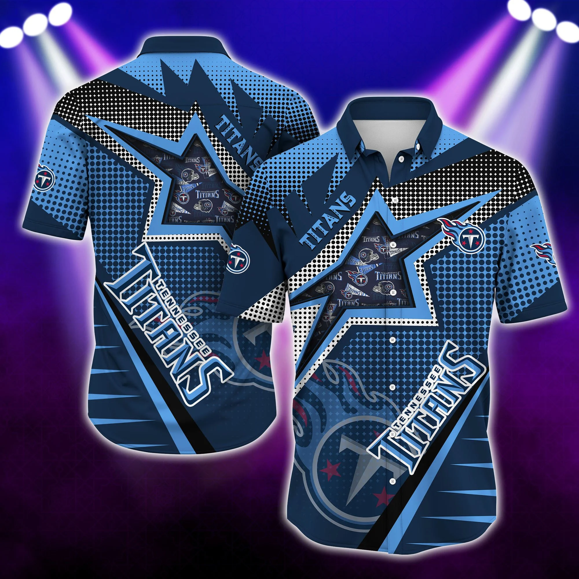 tennessee titans star power hawaiian shirt zyagm