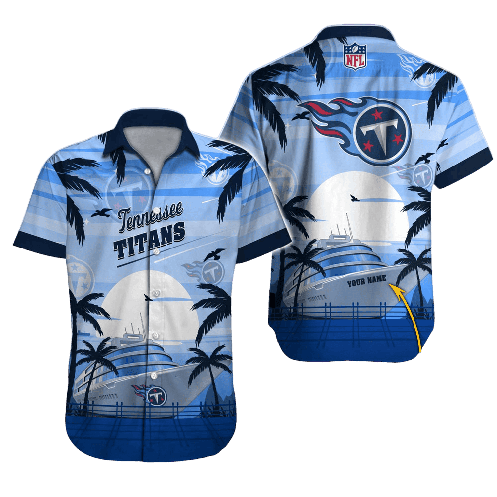 tennessee titans sunset cruise hawaiian shirt bnkd2